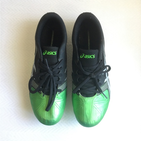 ASICS Men’s Black HyperSprint 6mm Track Spikes Size 8.5 - Picture 2 of 14